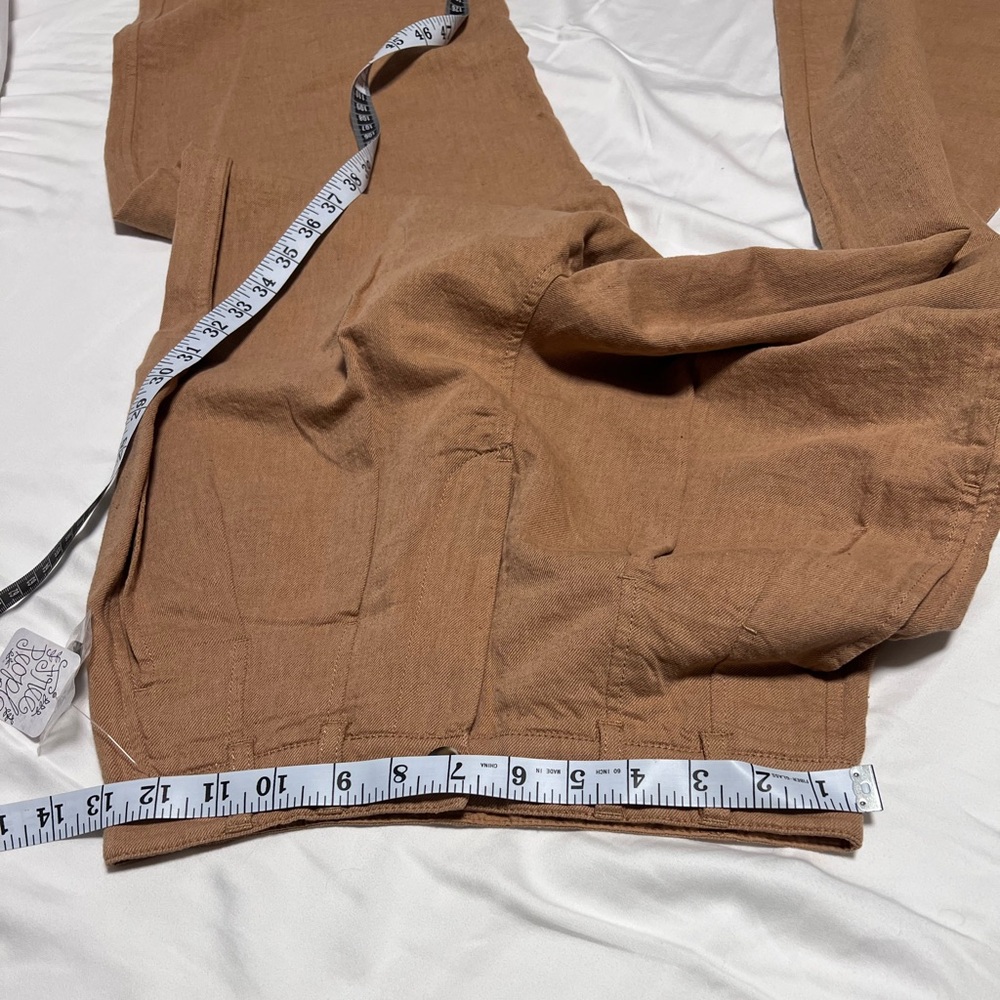 Free People High Waist, Pleated Wide Leg Pant NWT - Picture 8 of 11